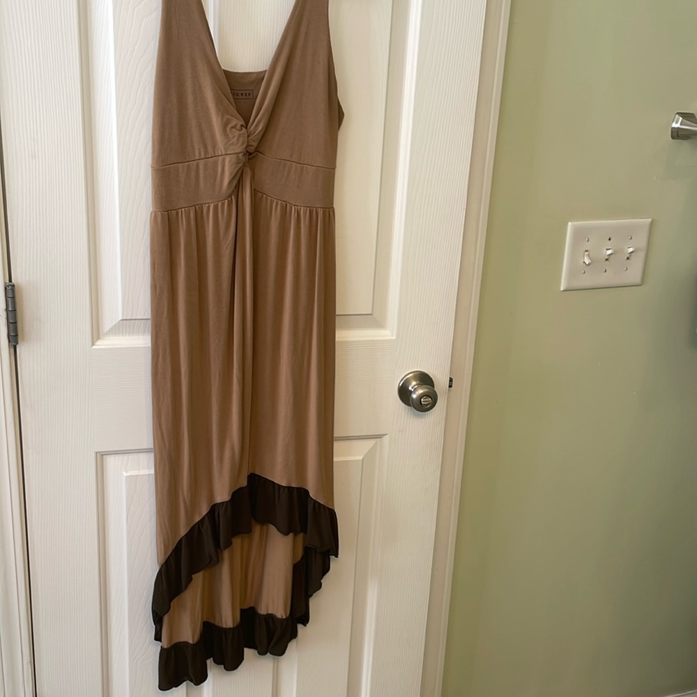 Kickee Pants Brown and Black High-Low Chemise